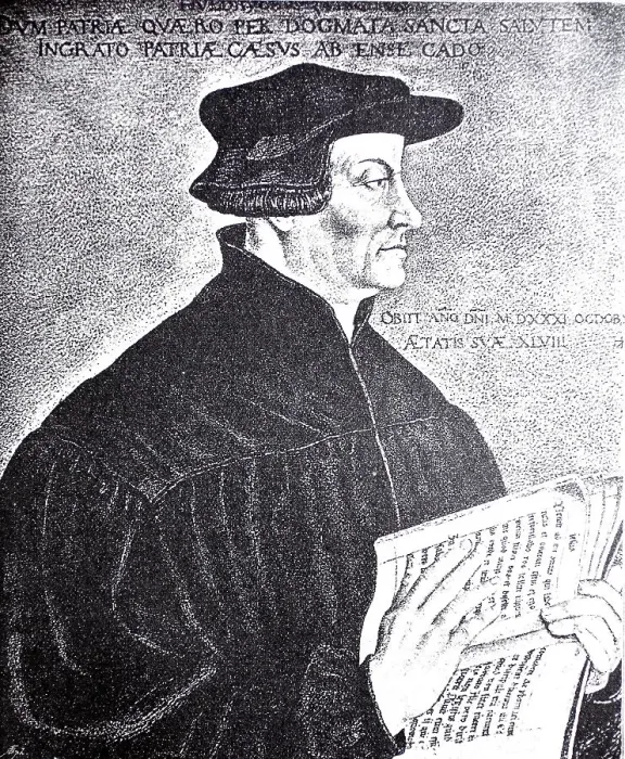 Framed Print : Huldrych Zwingli or Ulrich Zwingli Framed Print : Huldrych Zwingli or Ulrich Zwingli