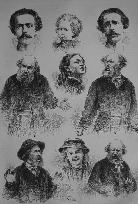 Framed Print : Human facial expressions, emotions Framed Print : Human facial expressions, emotions