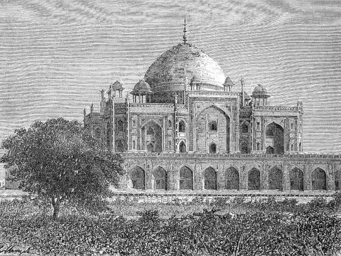 Framed Print : Humayun Mausoleum in Delhi, India