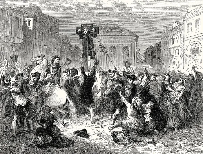 Framed Print : Humiliating Pillory of Daniel Defoe, London, 1703