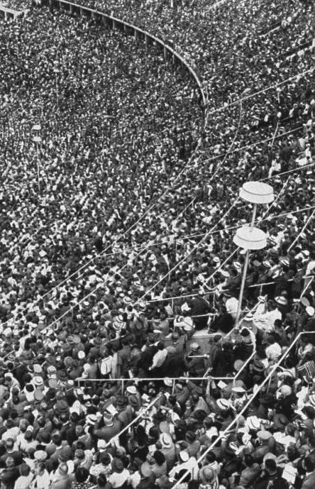 Framed Print : Hundreds of thousands of spectators at the daily competitions Framed Print : Hundreds of thousands of spectators at the daily competitions