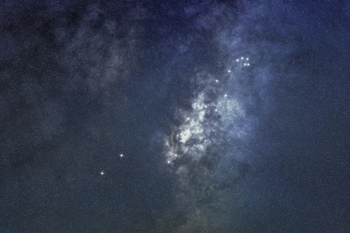 Framed Print : Hydra star constellation, Night sky