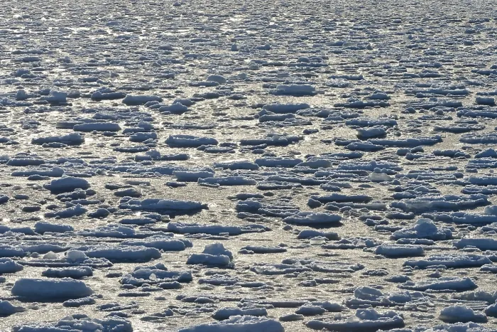 Framed Print : Ice floes, pack ice, Arctic Ocean