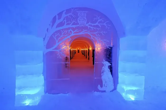 Framed Print : Ice Hotel or Igloo Hotel, Sorrisniva