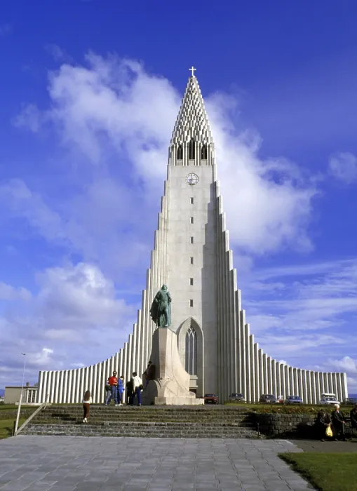 Framed Print : Iceland, Reykjavik, Cathedral, Church