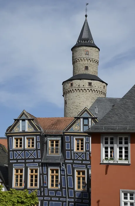 Framed Print : Idstein, Hexenturm, tower, castle tower