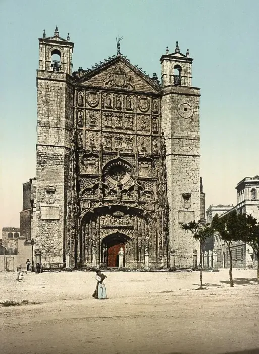 Framed Print : The Iglesia conventual de San Pablo or San Pablo de Valladolid is a church