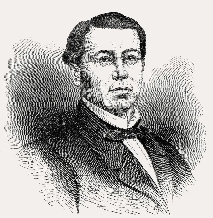 Framed Print : Ignacio Zaragoza Seguin, 1829 - 1862
