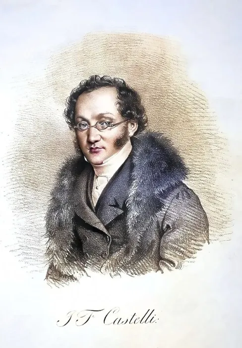 Framed Print : Ignaz Franz Castelli (1781-1862)