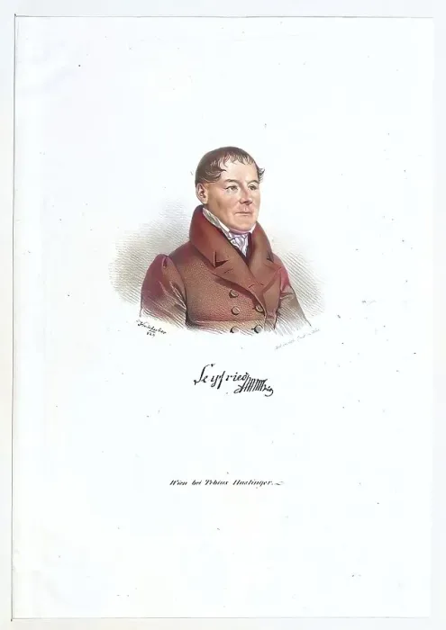 Framed Print : Ignaz Ritter von Seyfried (born 15 August 1776 in Vienna)
