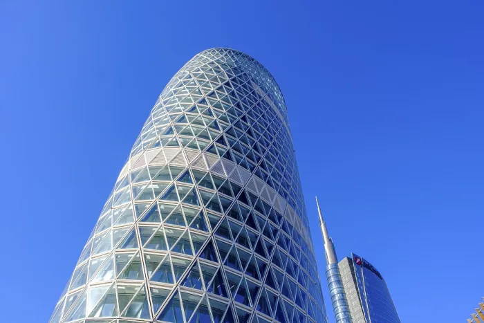 Framed Print : Il Nido Verticale, modern high-rise building Framed Print : Il Nido Verticale, modern high-rise building