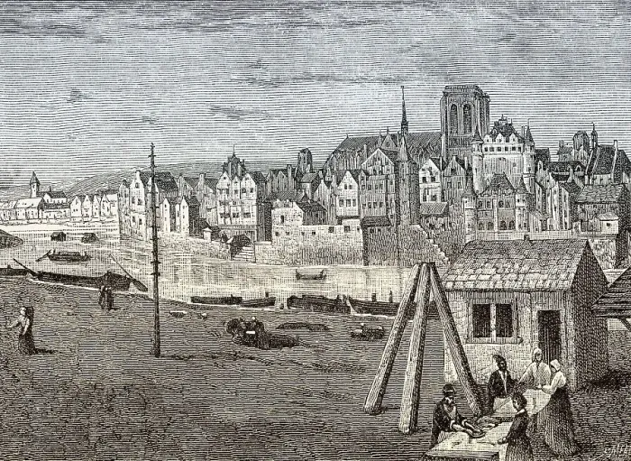 Framed Print : The Ile de la Cite, Notre-Dame de Paris