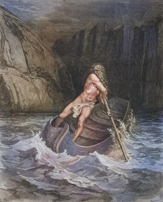 Framed Print : Illustration by Gustave Dore (1832-1883) for Dante's Inferno Framed Print : Illustration by Gustave Dore (1832-1883) for Dante's Inferno