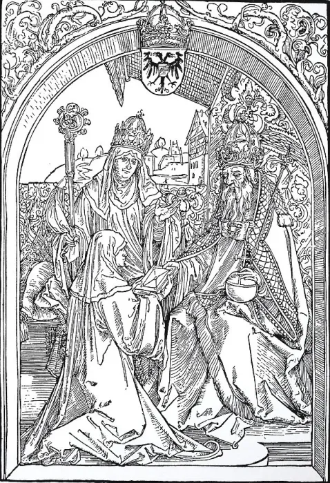 Framed Print : Illustration to the Opera Hrosvitae