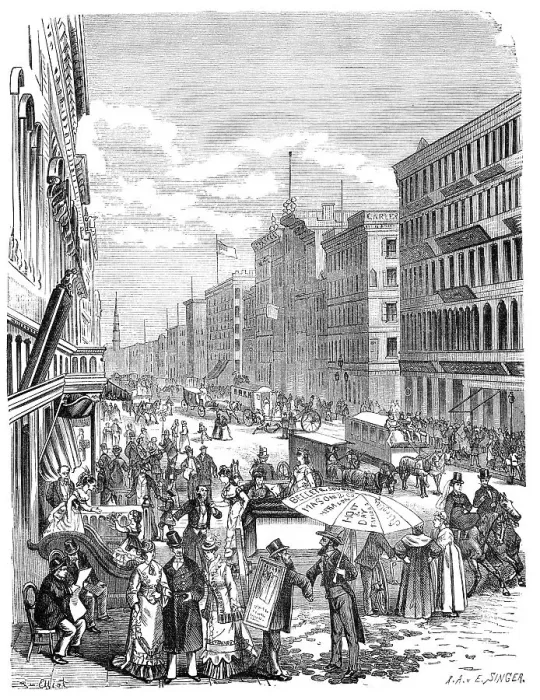 Framed Print : Illustration originally published in Hesse-Warteggs Nord Amerika