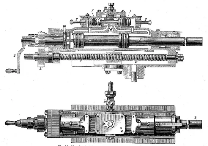 Framed Print : Illustration of a rock drilling machine from the Humboldt Institute for Mechanical Engineering Framed Print : Illustration of a rock drilling machine from the Humboldt Institute for Mechanical Engineering