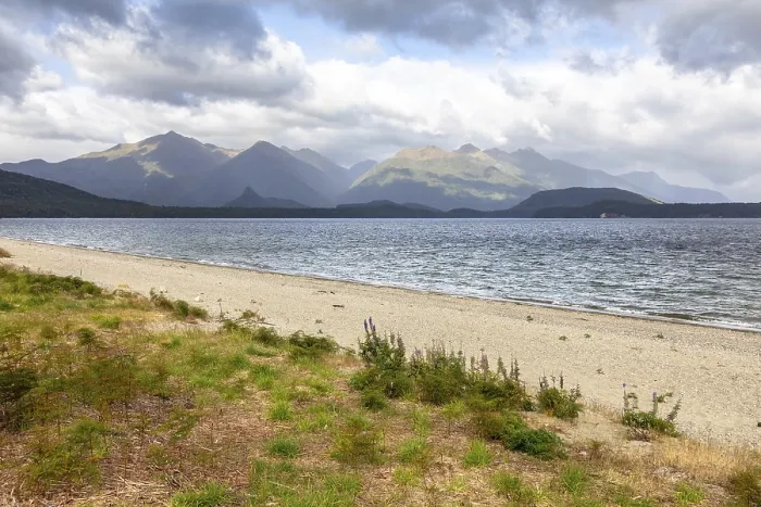 Framed Print : An image of a scenery at Lake Te Anau, New Zealand