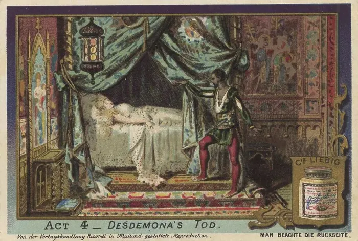 Framed Print : Image series Othello, opera by Verdi