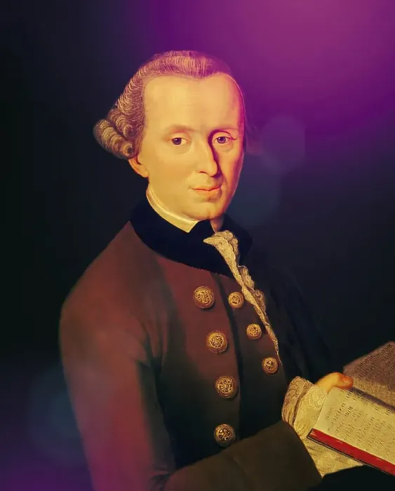 Framed Print : Immanuel Kant, 1724, 1804, German philosopher of the Enlightenment