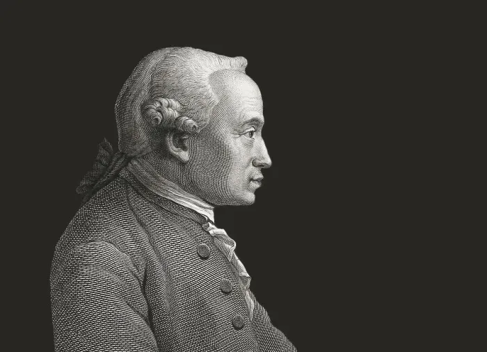 Framed Print : Immanuel Kant, 1724, 1804, German philosopher of the Enlightenment