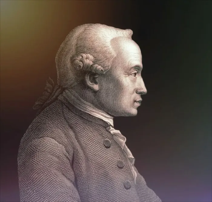 Framed Print : Immanuel Kant, 1724, 1804, German philosopher of the Enlightenment