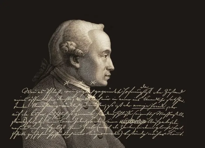 Framed Print : Immanuel Kant, 1724, 1804, German philosopher of the Enlightenment