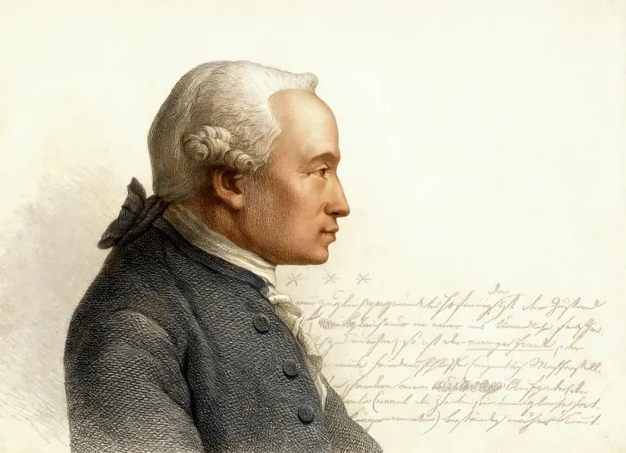 Framed Print : Immanuel Kant, 1724 - 1804, German philosopher of the Enlightenment
