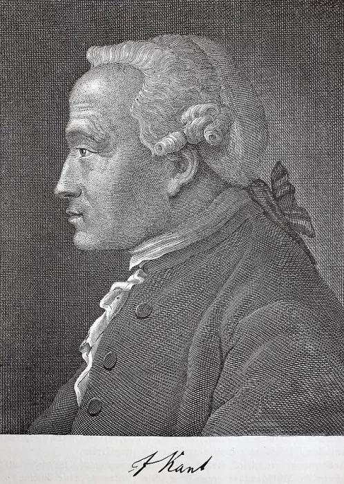 Framed Print : Immanuel Kant, 22 April 1724, 12 February 1804