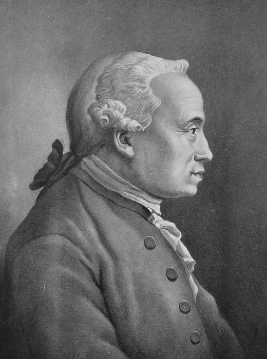 Framed Print : Immanuel Kant was a German philosopher