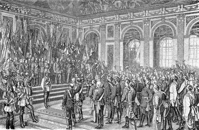 Framed Print : The Imperial Proclamation at Versailles