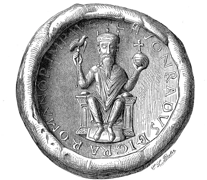 Framed Print : The imperial seal of Konrad II Framed Print : The imperial seal of Konrad II