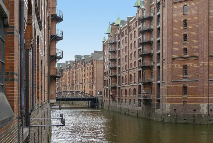 Framed Print : Impression of the Speicherstadt Framed Print : Impression of the Speicherstadt