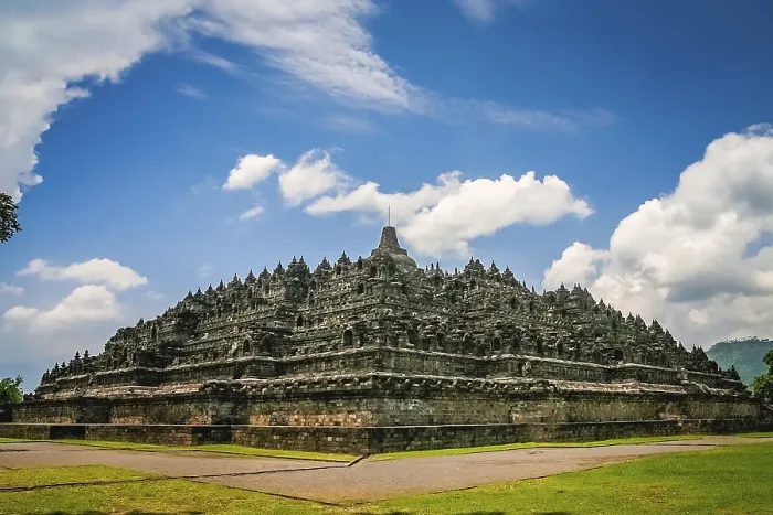 Framed Print : Impressive Borobudur temple in Jawa in Indonesia