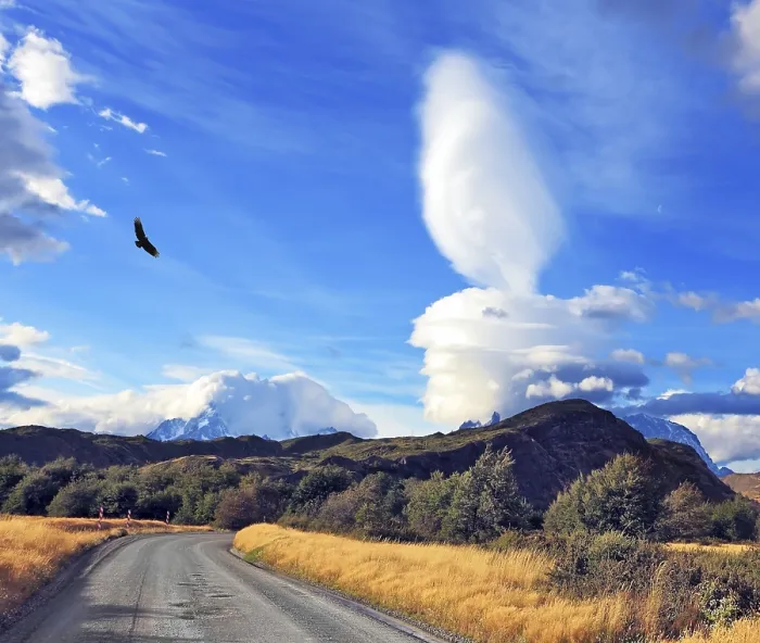 Framed Print : The impressive cloud over Patagonia