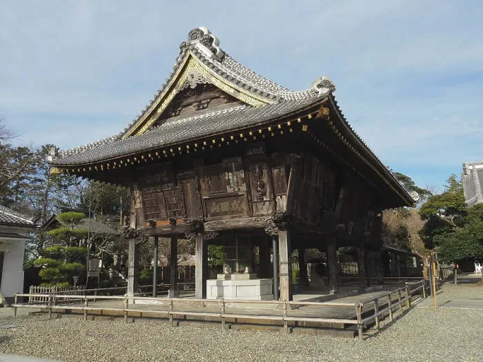 Framed Print : Impressive historic wooden building with traditional design Framed Print : Impressive historic wooden building with traditional design