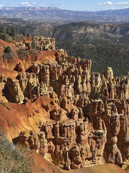 Framed Print : Impressive red rock landscape with sweeping views over layered