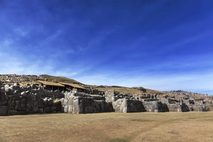 Framed Print : Inca ancient fortress on a sunny day