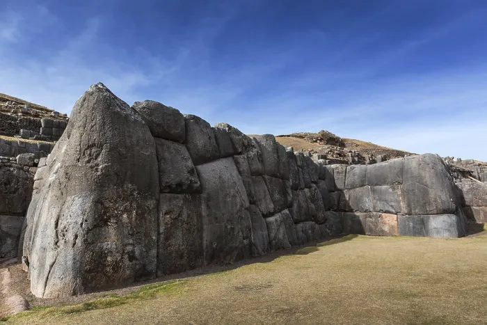 Framed Print : Inca ancient fortress on a sunny day