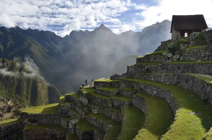 Framed Print : Inca ruins of Machu Picchu in the Andes