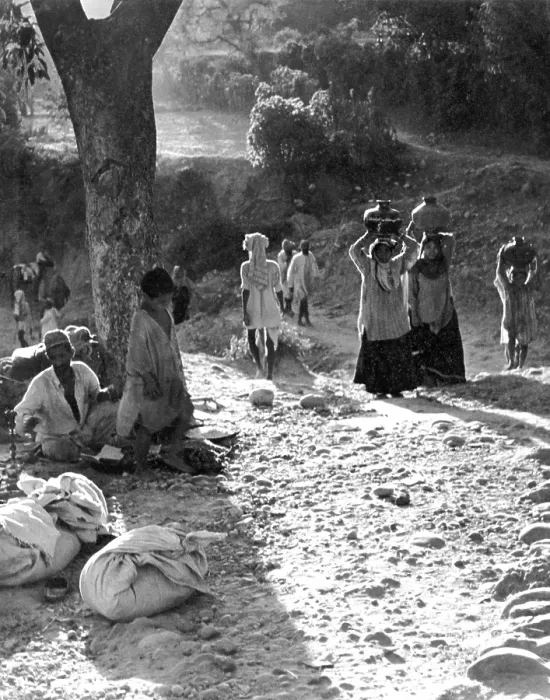 Framed Print : Indian people in Punjab, India 1940's