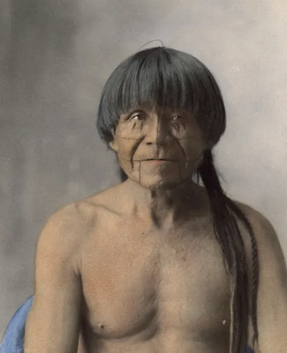 Framed Print : Indians, Pancho, Maricopa, after a picture by F.A.Rinehart, 1899, Maricopa or Piipaash belong culturally as well as geographically to the River Yuma, Historic, digitally restored reproduction of an original from the period