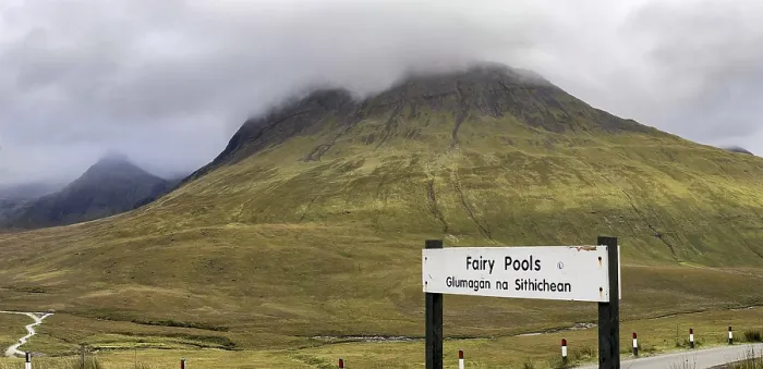 Framed Print : Information board, Fairy Pools