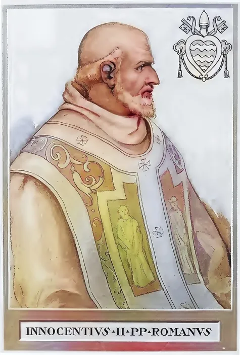 Framed Print : Innocent II, formerly Gregorio Papareschi di Guidoni