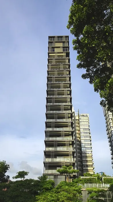 Framed Print : An innovative skyscraper rises Framed Print : An innovative skyscraper rises