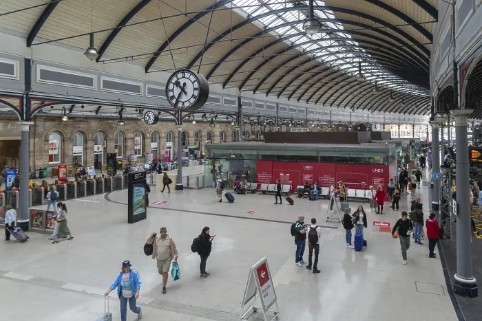 Framed Print : Inside railway station, Newcastle upon Tyne Framed Print : Inside railway station, Newcastle upon Tyne