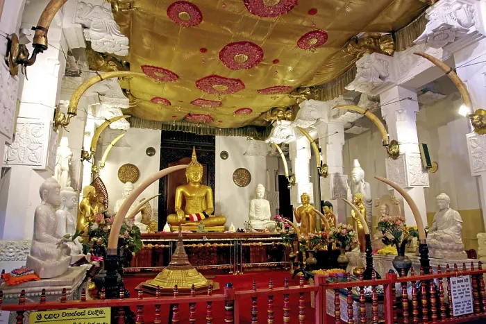 Framed Print : Inside the Temple of the Tooth Framed Print : Inside the Temple of the Tooth