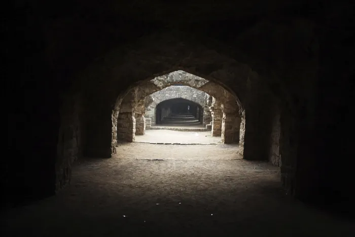 Framed Print : Inside view of golconda fort, Hyderabad