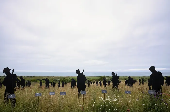 Framed Print : Installation, Standing with Giants