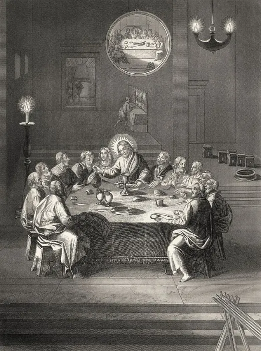 Framed Print : Institution of the Holy Sacrament