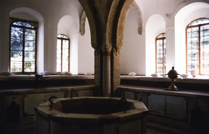 Framed Print : Interior of Beit Eddine, Beit ed Dine, Beiteddine Palace of Emir Bashir, Chouf, Lebanon 1998